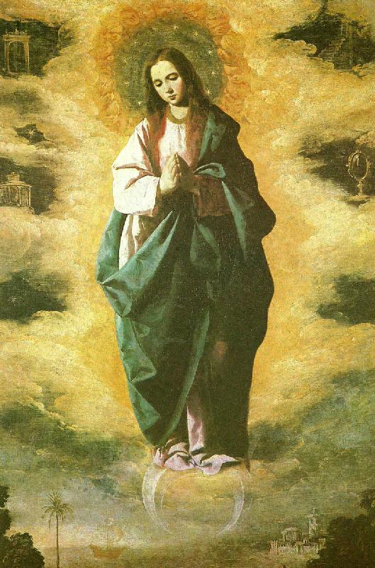 Francisco de Zurbaran immaculate virgin